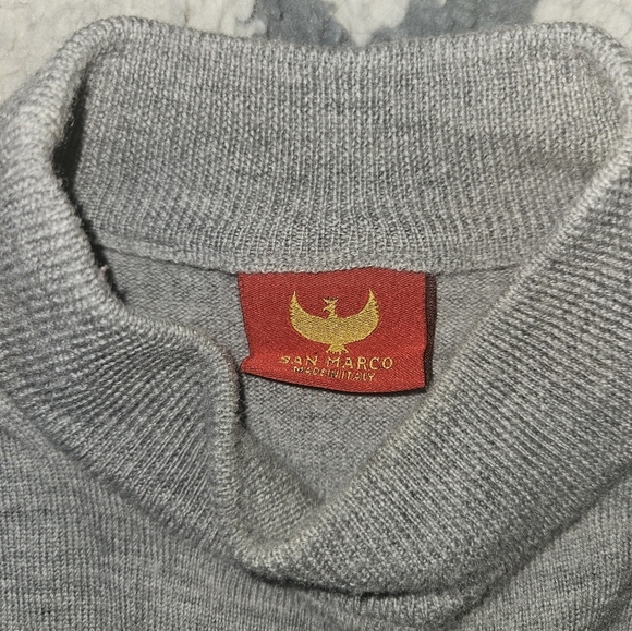 San Marco made in italy pure new wool crewneck womens sweater large - Picture 3 of 7